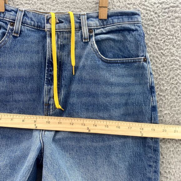 Abercrombie & Fitch Shorts Women's 28 x 5* Curve Love Cut Off  Jorts 90's Skater - Picture 6 of 13